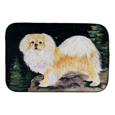 Carolines Treasures SS8504DDM Starry Night Tibetan Spaniel Dish Drying Mat 14 x 21" multicolor