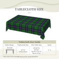 thumbnail image 6 of Rectangle Table Cloth, Scottish Clan Armstrong Tartan Plaid Resistant Washable Tablecloth Decorative Table Cover for Dining, Indoor and Outdoor, 6 of 6