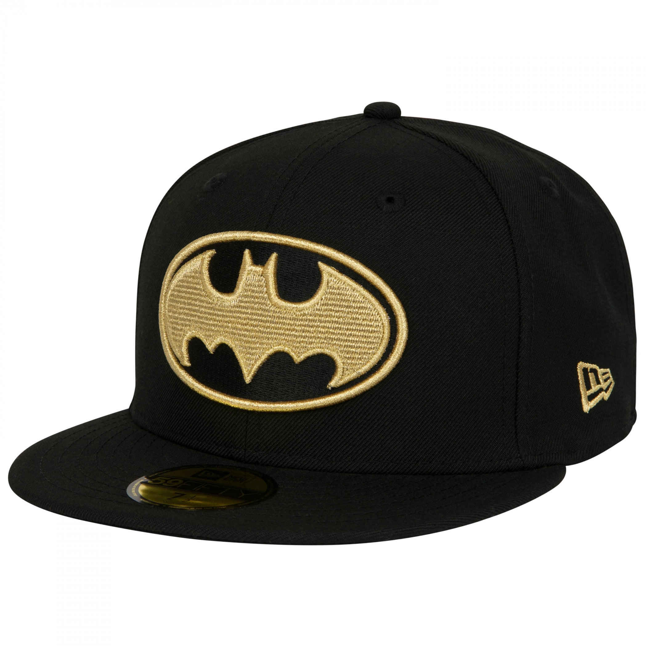 Batman Black and Gold Colorway New Era 59Fifty Fitted Hat8 Fitted