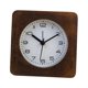 thumbnail image 1 of Reloj despertador silencioso, reloj de mesa, adorno, reloj de escritorio fácil de usar, reloj analógico para adolescentes, adultos, dormitorio, mesita Marrón, 1 of 9