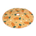 thumbnail image 2 of Balery Love Carrot Printed Christmas Tree Skirt , Merry Christmas Party Christmas Tree Decoration,Adjustable Tree Skirt-30", 2 of 8