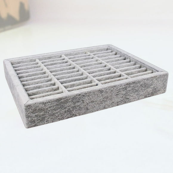 unbranded Lot de 1 Organisateur de Bracelet 33,5x25cm Gris Peluche pour Présentoir de Bracelet dans les Magasins de Détail
