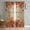 Dark Beige Orange, variant on Orange Maple Sheer Curtains 54 Inches Length 2 Panels Set, Window Sheer Curtains for Living Room/Bedroom, Thanksgiving Pumpkin Autumn Fruit Vintage Light Filtering Rod Pocket Curtain 52'' x 54'' x 2