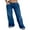 Dark Blue, variant on Women's Wide Leg Boyfriend Jeans Wide Straight Leg Denim Pants Low Rise Baggy Jeans Casual Loose Jeans