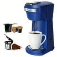 thumbnail image 2 of Single Coffee Maker 2in 1 for K Cup Pods & Ground Coffee 3 Color 6-14oz Drip Coffee Machine, 2 of 10