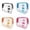 Black+Blue+Orange+Pink, variant on Clear Toiletry Bag Quart Size Travel Makeup Cosmetic Pouch Waterproof Carry On Airport Airline Compliant Lightweight Organizer for Women Men Travel Essentials 20.5x2x15.5Inch