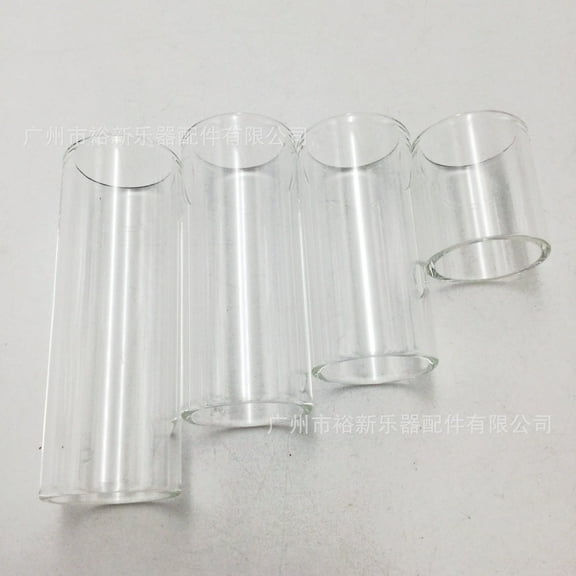 LIFKOME 3 Pcs Guitar Slide Bar Guitar Bar Guitar Slider 2.80X2.50X2.50CM Transparent