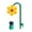 Yellow, variant on 2026 NEW Crazy Daisy Sprinkler Crazy Dancing Flower Water Sprinklers Funny 360° Rotating Sun Flower Dancing Daisy Lawn Sprinkler for Yard Watering