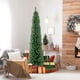 thumbnail image 3 of Árbol de Navidad tipo lápiz Costway 210 cm 523 puntas de ramas 190 luces LED, 3 of 5