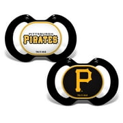 BabyFanatic Officially Licensed Unisex Pacifier 2-Pack - MLB Pittsburgh Pirates