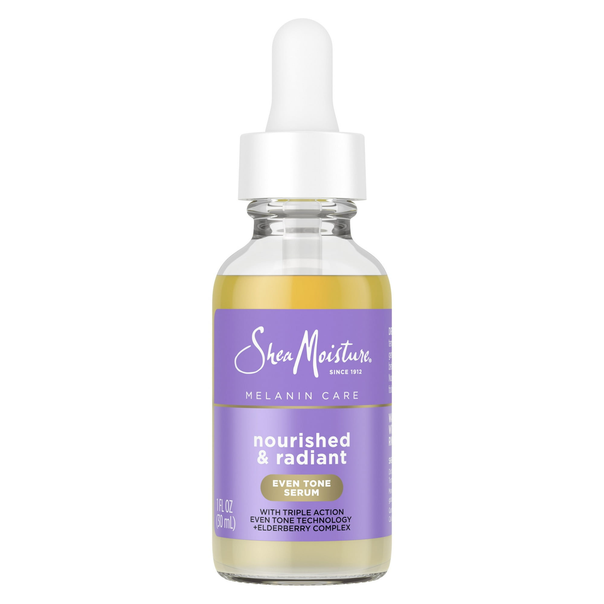 SheaMoisture Melanin Care Even Tone Serum with Triple-Action Even Tone + Elderberry Complex, 1 oz