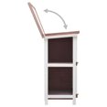 thumbnail image 3 of vidaXL Outdoor Rabbit Hutch 4 Doors Brown Wood, 3 of 5