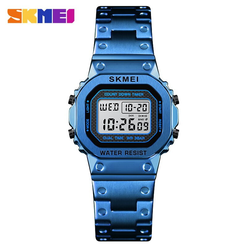 SKMEI Women Digital Watches Fashion Sport Wristwatch Stopwatch