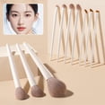 thumbnail image 2 of Professional Makeup Brush Set | Synthetic Fiber Eyeshadow, Eyeliner, Powder Brushes | Essential Beauty Tools Kit | 5PC, 7PC, 10PC Cloud Porcelain, 2 of 8