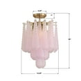 thumbnail image 2 of Crystorama Lighting Group OLL-6004-AG-GR_CEILING Ollie 4 Light 14" Wide Semi-Flush Ceiling, 2 of 7