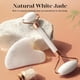 thumbnail image 2 of Set Facial Roller & Gua Sha BAIMEI Jade para el cuidado de la piel - Blanco, 2 of 8
