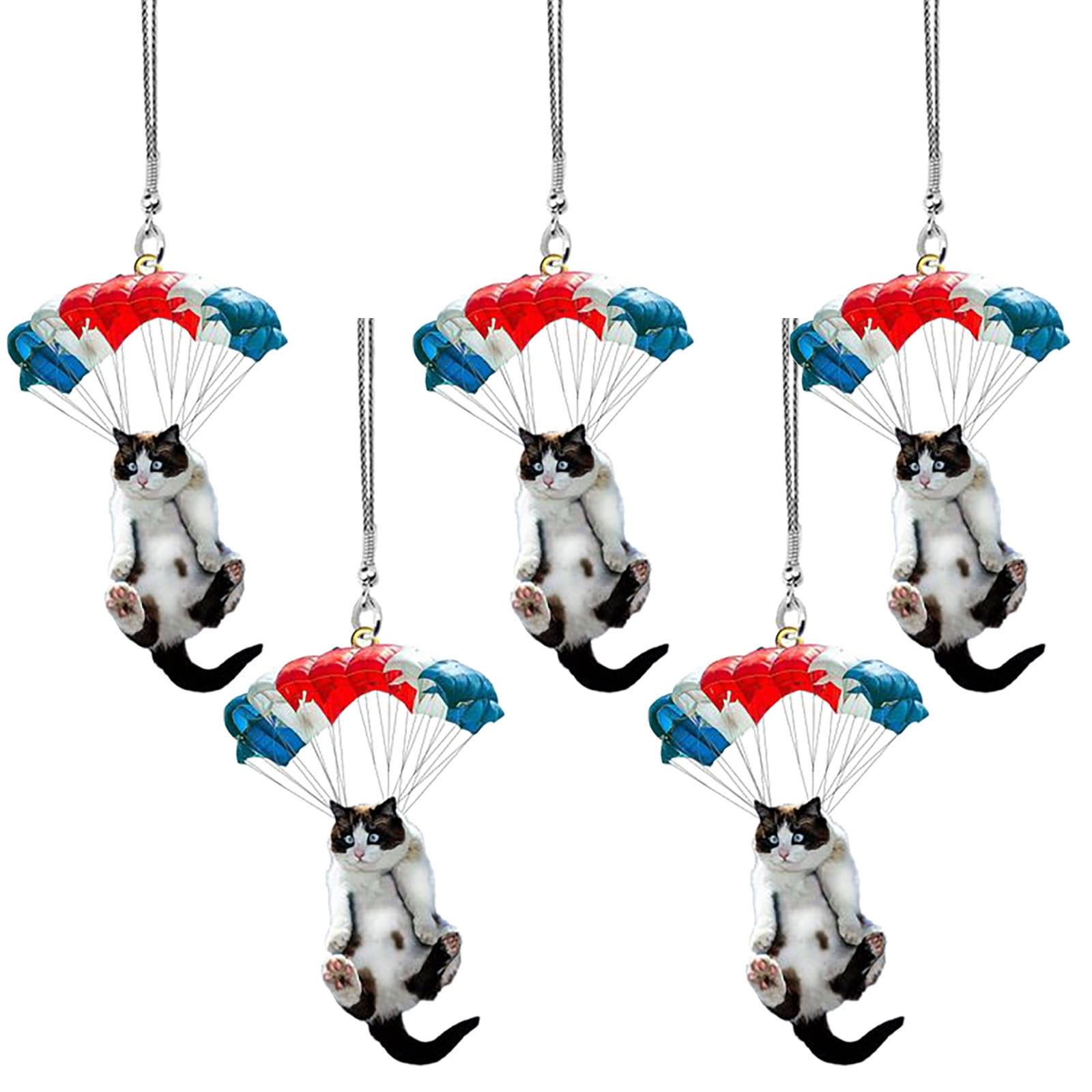 Cat Car Hanging accessories Ornament With Colorful Balloon Car Interior  Decor