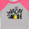 thumbnail image 4 of Inktastic Vacay Mode with Palm Trees Sun and Pineapple Boys or Girls Baby Bodysuit, 4 of 5