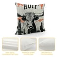 thumbnail image 4 of Throw Pillow Cover, Cow Skull Cactus, Soft Decorative Pillowcases Sleeper Cushion Covers for Couch Bed Sofa, Ideal Cushion Covers Gift for Friends Family Colleagues - 13, 4 of 5