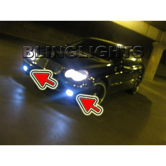 For 2002 2003 2004 2005 2006 2007 Mercedes C230 Kompressor Sport Xenon Fog Lights Lamps Kit C230K w203