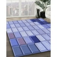 thumbnail image 2 of Ahgly Company Indoor Square Patterned Pastel Blue Area Rugs, 6' Square, 2 of 6