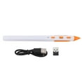 thumbnail image 2 of Wireless Mouse Pen, Ergonomic Pen Mouse with 800 1200 1600 DPI Adjustable, PPT Flip Function, 10M Range, Compatible with  Mac OS Laptops Desktops Tablets Smartphones, 2 of 7