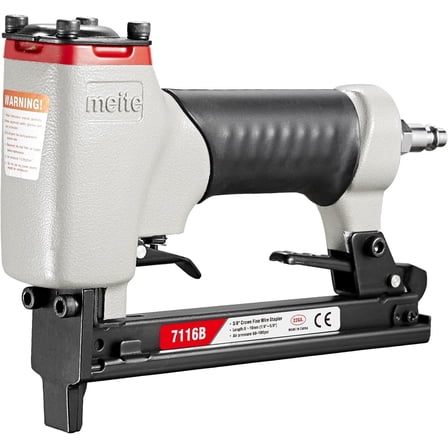 meite 7116B 22 GA3/8" Crown Pneumatic Staple Gun 1/4"- 5/8"Upholstery Staple Gun