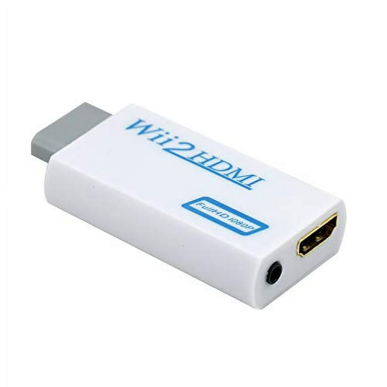 WII to HDMI Converter Full HD 1080P WII to HDMI Wii 2 HDMI Converter 3.5mm  Audio for PC HDTV Monitor Display Wii To HDMI Adapter