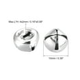 thumbnail image 2 of Jingle Bells, 3/8"(10mm) 24 Pack Small Bells for Crafts DIY Christmas, Silver Tone, 2 of 4