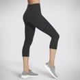 thumbnail image 3 of Legging Skechers Go Walk de cintura alta a media pantorrilla para mujer, negros, 3 of 4