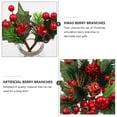 thumbnail image 4 of IFANLANDOR 8pcs Greenery Branches Artificial Berry Stem Picks for Christmas Celebration, 4 of 6
