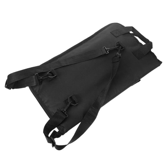 HIAKDOFT 1Pcs Black Polyester Universal Drum Stick Bag for Portable and Durable Use