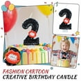 thumbnail image 3 of Vampire Lips Number Candle, Gothic Cake Topper, Black Glitter Number 2 Birthday Candle With Vampire Lips, Cake Topper for Halloween / Gothic Themed Birthday Party Decorations, Vampire Lips Number 2, 3 of 6