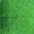 thumbnail image 1 of Ahgly Company Indoor Square Oriental Turquoise Blue Industrial Area Rugs, 5' Square, 1 of 4