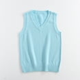 thumbnail image 2 of Style School Sweater Vest for Women - Vintage , Knitted Sleeveless Top, Comfortable, Durable, Multiple Sizes, for Casual & School, 2 of 3