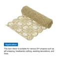 thumbnail image 3 of Unique Bargains Lace Ribbon 5 Yards 7 Inch Lace Flower Trim for Craft Headbands Wedding Beige, 3 of 5