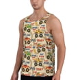 thumbnail image 2 of Easygdp Animal Truck Men's Tank Top, Sleeveless Muscle T Shirts, Breathable, Quick-Dry, Loose for Gym, Running, Fitness - Small, 2 of 9