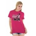 thumbnail image 4 of First Place Pink Ribbon I Won Warrior Women's Plus Size Graphic Tee Brisco Brands 3X, 4 of 5