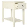 thumbnail image 2 of Novogratz Her Majesty Narrow Side Table, White, 2 of 9