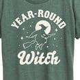 thumbnail image 3 of Instant Message - Year Round Witch - Women's Short Sleeve Graphic T-Shirt, 3 of 6