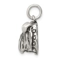 thumbnail image 2 of Sterling Silver Antiqued Bull Dog Charm, 2 of 3