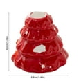 thumbnail image 3 of Luoshdecor Christmas Candle Taper Holder,Ceramics Stripe Canddle Tea Light Base, for Party Tabletop Decoration, 3 of 6