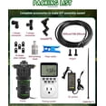 thumbnail image 6 of Automatic Reptile Mister System, Misting System with Timer, Reptile Humidifiers Quiet Pump Expandable to 10 Fine Mist Nozzles, Terrarium Mister with Programmable Timer Accurate to The Second, 6 of 6