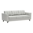 thumbnail image 2 of ZUO Kendall Modern Pine Wood Polyurethane and Polyester Sofa in Gray, 2 of 7