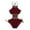 A-Red, variant on Wxolcjlv Women's One-Piece Swimsuit High Waisted Knitted Hollow Backless Camisole Bikini Style Swim Suits