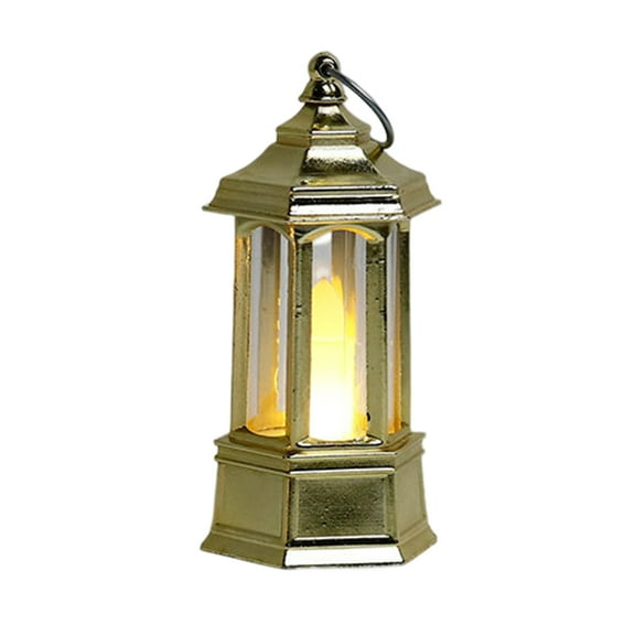 comerut LED Candle Light with Hook Soft Lighting Battery-Operated Hanging Lantern Halloween Party Decoration