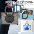 thumbnail image 6 of REQO Case for Microsoft Surface Go 4 2023 /Go 3 2021 /Go 2 2020 /Surface Go 2018 : with Kickstand Heavy Duty Shockproof, Compatible with Type Cover Keyboard, 6 of 9