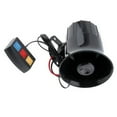 thumbnail image 4 of Bocina de alarma para coche de 12 V, sonido fuerte, resistente al agua y al polvo, 3 tonos, voz fuerte para motocicleta, 4 of 14