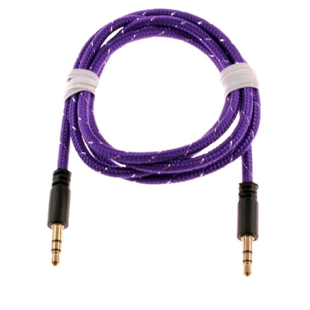 3.5mm Aux Cable for Samsung Galaxy A13 5G A03s Phones - Adapter Car Stereo Aux-in Audio Cord Speaker Jack Wire Braided