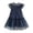 R84-Navy, variant on Toddler Girl Dresses Girls Tulle Dress Ruffles Sleeve Star Moon Sequin Dress Birthday Party Princess Dresses Kids Clothes 6-7 Years